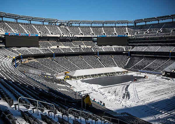 Super Bowl XLVIII is the first outdoor, cold-weather Super Bowl in NFL history.